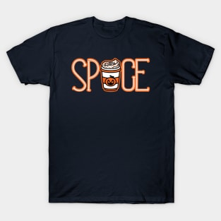 Pumpkin Spice Lover's Design T-Shirt